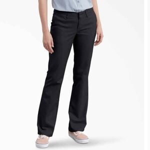 Flex slim fit bootcut work uniform pants